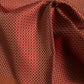 Orange Silk Square Men Foulard Scarf