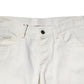 White Cotton Skinny Men Denim Jeans