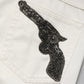 White Cotton Skinny Men Denim Jeans