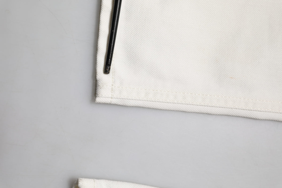 White Cotton Skinny Men Denim Jeans