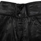 Black Nylon DG Logo Straight Pants