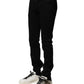 Black Cotton Stretch Skinny Men Denim Jeans