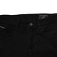 Black Cotton Stretch Skinny Men Denim Jeans