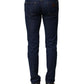 Blue Cotton Stretch Skinny Men Denim Jeans