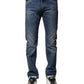 Blue Cotton Stretch Slim Fit Men Denim Jeans