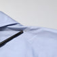 Light Blue Cotton Long Sleeves Dress Shirt