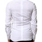 White GOLD Embroidery Detailed Dress Shirt