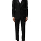 Black Wool 3 Piece Single Breasted Suit
