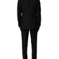 Black Wool 3 Piece Single Breasted Suit