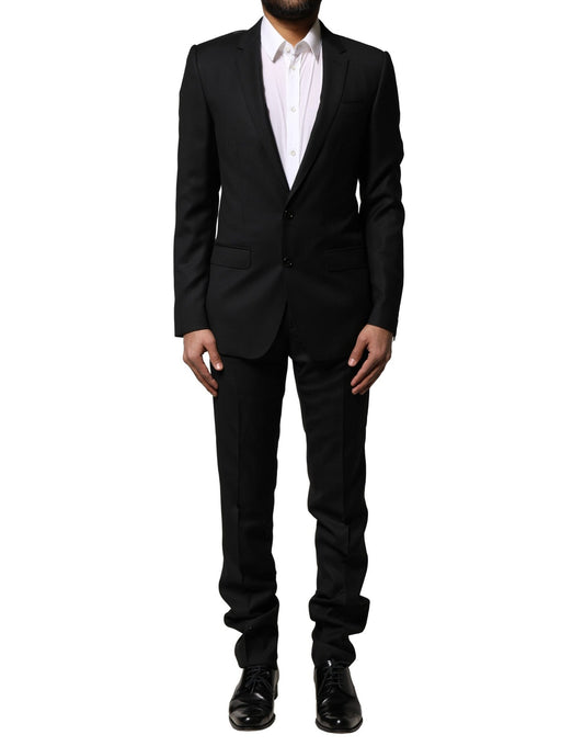 Blue MARTINI Wool Formal 2 Piece Suit