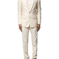 Ivory Wool 3 Piece Single Breasted Suit