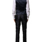 Black Jacquard 3 Piece Single Breasted Suit