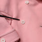 Pink Wool Double Breasted Blazer Coat Jacket