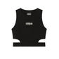 Black Cotton Tops & T-Shirt