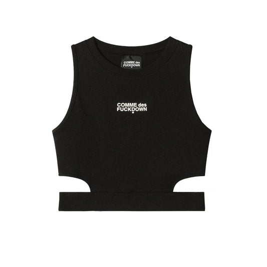 Black Cotton Tops & T-Shirt
