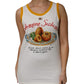 White Araneine Siciliane Sleeveless Tank Top