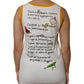 White Araneine Siciliane Sleeveless Tank Top
