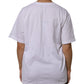 White Cotton Short Sleeves V-neck T-shirt