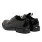 Black Leather Dress Lace Up Men Formal Shoes