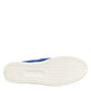 Blue Leather Lace Slip On Sneaker Shoes