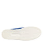 Blue Leather Lace Slip On Sneaker Shoes