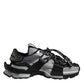 Multicolor Panelled Space Sneakers Shoes