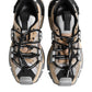 Multicolor Panelled Space Sneakers Shoes