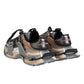 Multicolor Panelled Space Sneakers Shoes
