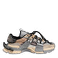 Multicolor Panelled Space Sneakers Shoes