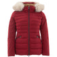 Bordeaux Polyester Jackets & Coat