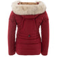 Bordeaux Polyester Jackets & Coat