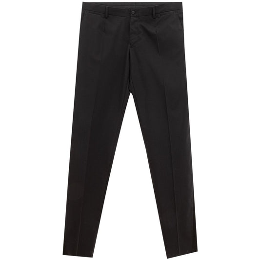 Black Wool Pant