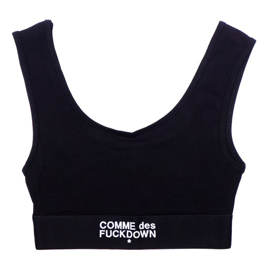 Black Cotton Tops & T-Shirt