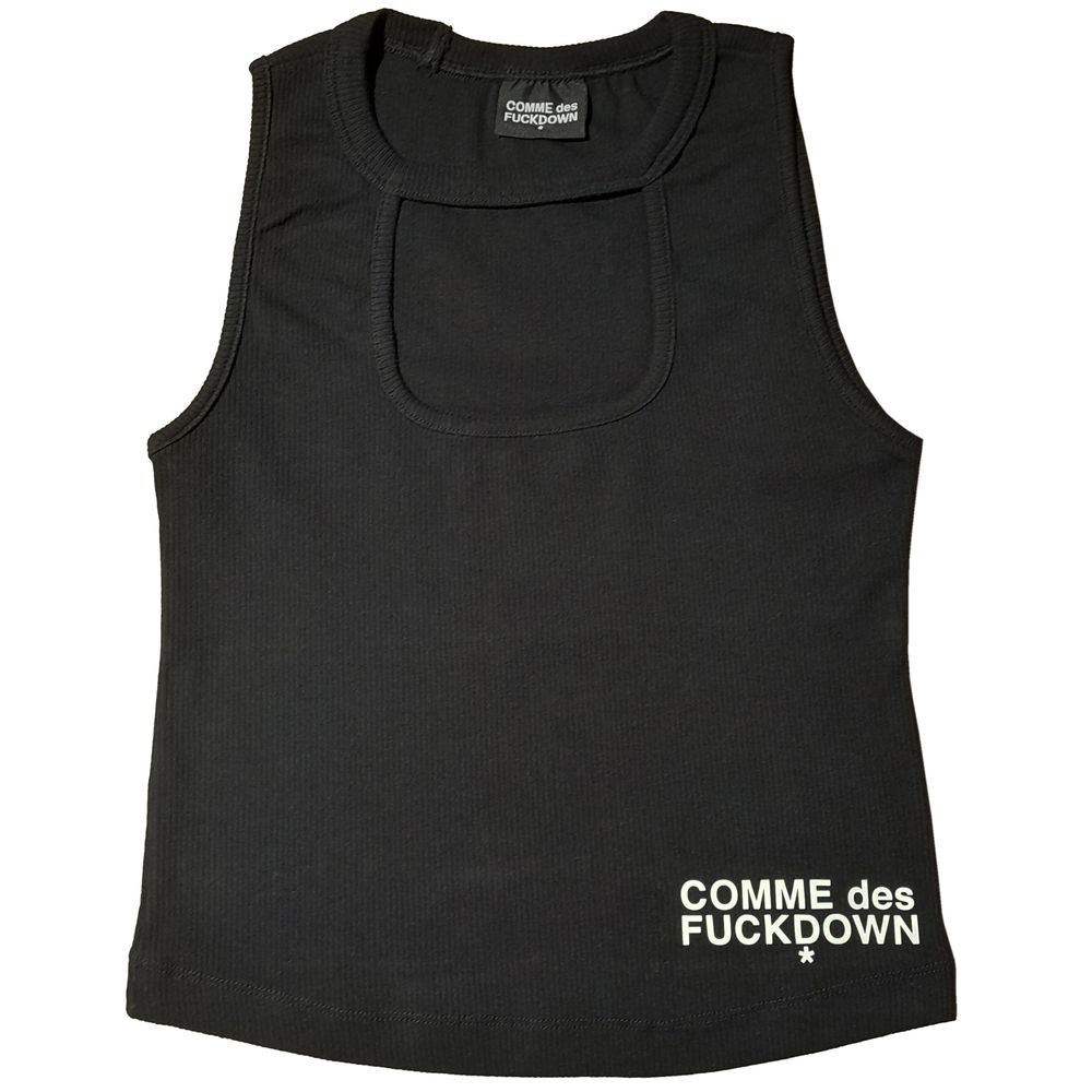 Black Cotton Tops & T-Shirt