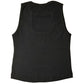 Black Cotton Tops & T-Shirt