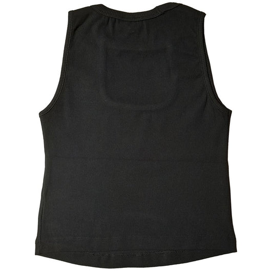 Black Cotton Tops & T-Shirt