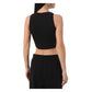 Black Cotton Tops & T-Shirt