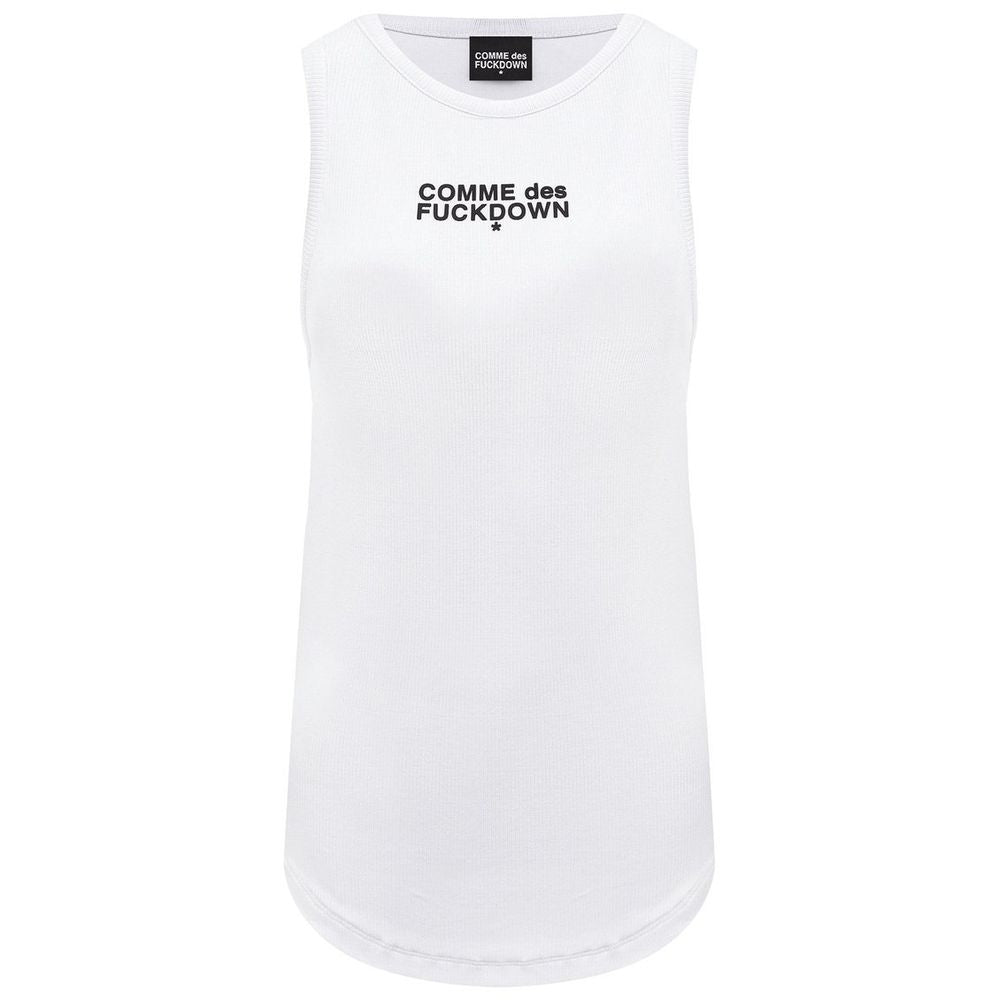 White Cotton Tops & T-Shirt