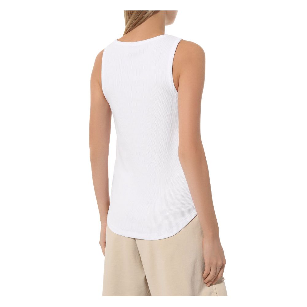 White Cotton Tops & T-Shirt