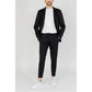 Black Polyester Blazer