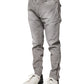 Light Gray Washed Skinny Fit Men Denim Jeans