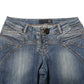 Blue Washed Straight Fit Men Denim Jeans