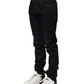 Black Cotton Skinny Denim Men Jeans