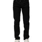 Black Cotton Skinny Denim Jeans