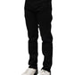 Black Cotton Skinny Denim Jeans
