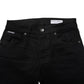 Black Cotton Skinny Denim Jeans