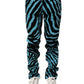 Blue Black Stripes Skinny Denim Jeans