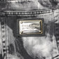 Black Tie Dye Straight Denim Jeans