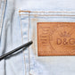 Light Blue Tattered Skinny Denim Jeans