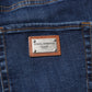 Dark Blue Cotton Skinny Denim Jeans